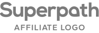 Superpath Affiliate Logo in grey text on a transparent background, representing a partnership in content marketing.